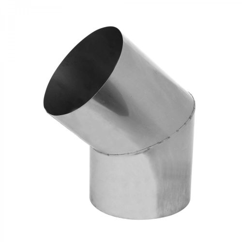 Abgaskrümmer 45 Grad Edelstahl, 200 mm