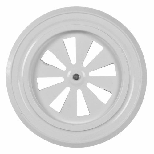 Rozetta szellőzőráccsal, 120 mm, fehér