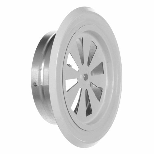 Rozetta szellőzőráccsal, 120 mm, fehér