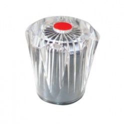 Kristallgriff 1/2" gegossen rot