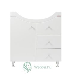   Fürdőszoba mosdókagylóhoz, Arthema Classic Geo, fiókokkal és ajtókkal, fehér, 72,5 x 33 x 83,5 cm