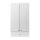 Hängender Badezimmerschrank, weiß, 48 x 90 x 27 cm