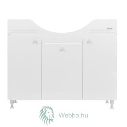   Kádpárna a mosogatóhoz, Arthema Classic Zenith, ajtókkal és szennyeskosárral, fehér, 100,5 x 33,5 x 83,5 cm