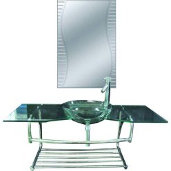 Hängendes Badmöbel-Set, 120 x 45 cm