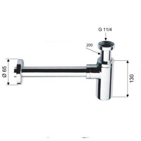 Waschtisch- / Spülensiphon, Remer 958L