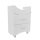 Mosdó szekrény fehér 82x60 cm Markplast Reflex