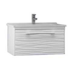 Badezimmerschrank weiß 77 * 44 * 41cm