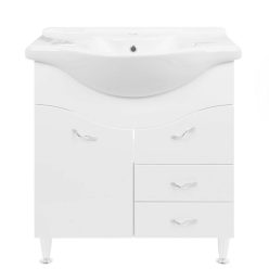 Badezimmerschrank + Waschbecken 86x75x46cm Rimini 975S