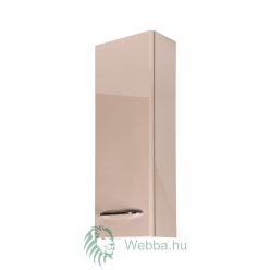   Falra szerelhető fürdőszoba szekrény, Porto, 1 ajtós, cappuccino, 30 x 158 x 30 cm