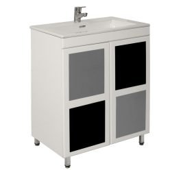   Fürdőszoba szekrény + mosdókagyló Fayans Kuadra 65, 65 x 42 x 85 cm