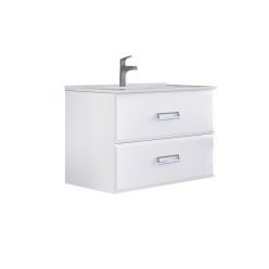   Fürdőszoba szekrény + mosdókagyló Savini Due Fly, felfüggesztett, 81,5 x 46,5 x 52 cm