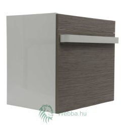   Fürdőszobai bútor mosdókagylóhoz, Arthema Revo, fiókokkal, fehér + bambusz, függesztett beépítés, 56 x 43,8 x 55 cm