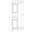 Badezimmerschrank 161 x 40,5 cm Nussbaum