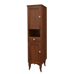   Badezimmerschrank, Savini Due Diana 7092S, Nussbaum, links, 161 x 40,5 cm