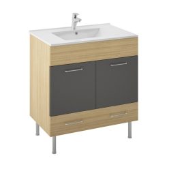   Fürdőszoba szekrény + mosdókagyló Martplast Star 750, 75 x 45 x 65 cm