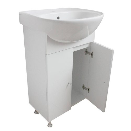 Fürdőszoba szekrény tükörrel+mosdó Start 500