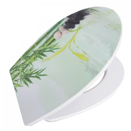 WC-Sitz 370x445mm Bambus