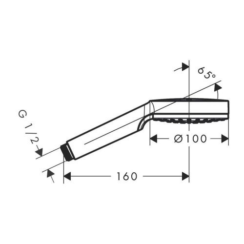 Brausekopf, Hansgrohe Crometta 26333400
