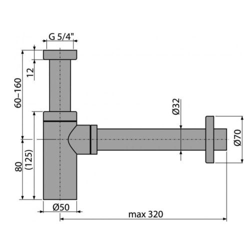 Waschtisch-Siphon, Comfort A400