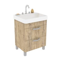   Badezimmerschrank, Russian Savitar Active 9, Sherwood, Kommode, 56 x 43 x 76 cm