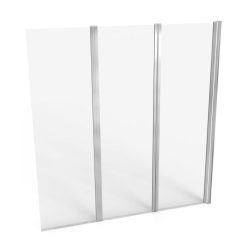 Paraván fürdőkádhoz JY - 888, 140 x 140 cm, 3 panel