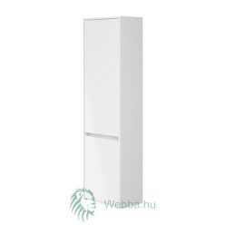   Falra szerelhető fürdőszobai szekrény, Cersanit Crea, 2 ajtós, fehér, 40 x 140 x 25 cm