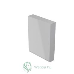   Függesztett fürdőszobai szekrény, Cersanit Moduo, 1 ajtós, szürke, 59,2 x 80 x 14,1 cm