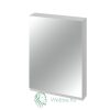 Fürdőszoba szekrény tükörrel, 1 ajtós, Cersanit Moduo S929-017, szürke, 59,5 x 80 x 14,1 cm