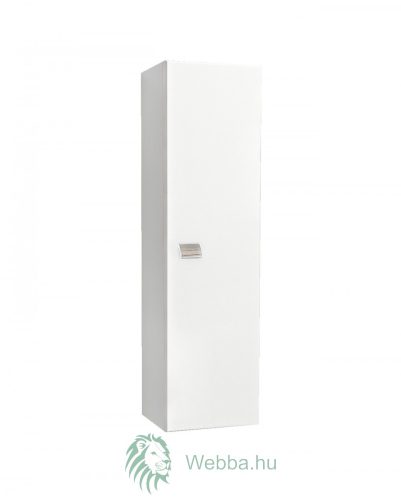 Függesztett fürdőszoba szekrény, Savini Due 126, 1 ajtós, fehér, 20,2 x 71 x 15,1 cm