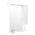 Fürdőszoba szekrény tükörrel és világítással, 1 ajtós, jobb, Savini Due Rimini, fehér, 70 x 106 cm