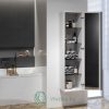 Függesztett fürdőszoba szekrény, Cersanit Virgo, 1 ajtós, fehér, 40 x 160 x 30 cm