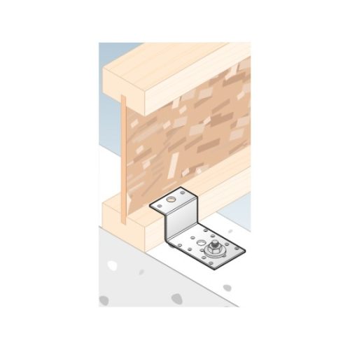 EMPFÄNGERPLATTE 85 X 50 X 55 / 2,5 MM VERZINKT