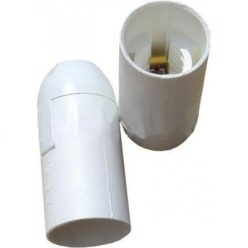 STECKDOSE E14 WEISSER RISS