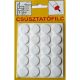 CSÚSZTATÓFILC ÖNTAPADÓ D=16 FEHÉR (20DB)
