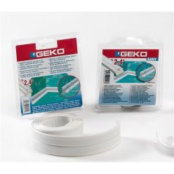 SANITÄR-ISOLIERUNGSKANTE SELBSTKLEBEND WEISS 240X2,2CM GEKO