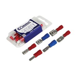   Isoliertes Pantoffelset - Stift + Hülse, 1,5-2,5 mm2, 4,8 mm, 10 + 10 Stück / Packung