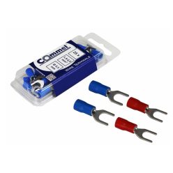   Isolierte Gabelschuhe, 0,5-1,5 mm2 / 4,3 mm, 25 Stück / Packung