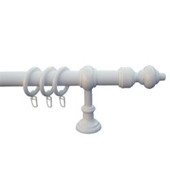 STANGENENDE KUNSTSTOFF WEISS D = 28MM 200CM (MIT ZUBEHÖR)