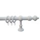 STANGENENDE KUNSTSTOFF WEISS D = 28MM 200CM (MIT ZUBEHÖR)