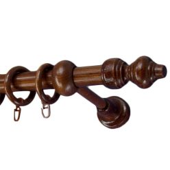 STANGENENDE HOLZMUTTER D = 28MM 200CM (MIT ZUBEHÖR)