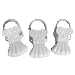 DEKORATIVE PINS KLEIN WEISS SB 15 Stück / Packung