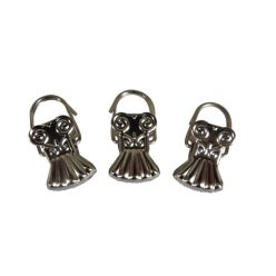 DEKORATIVE PINS KLEIN VERNICKELT SB 15 Stück / Packung