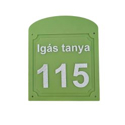 Egyedi Házszám tábla