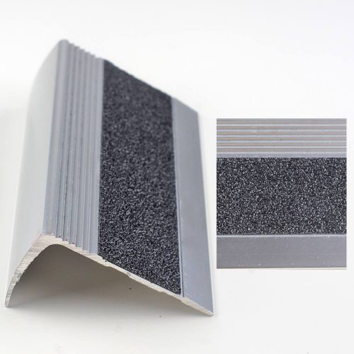 Aluminiumprofil für Treppen, silber, 1 m