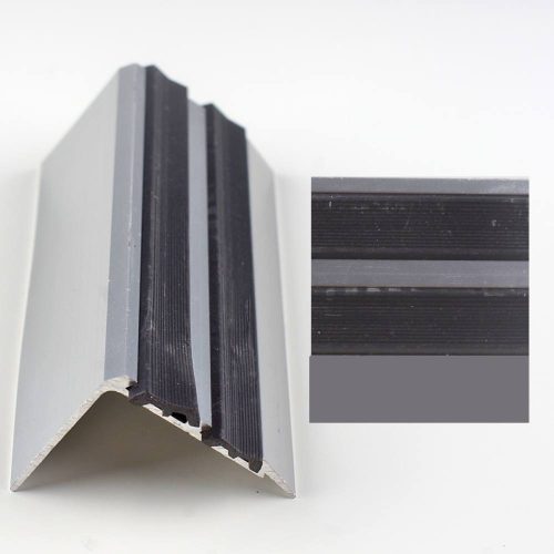 Aluminiumprofil für Treppen, silber, 1 m