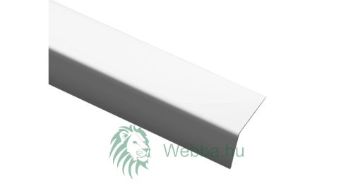 L sarokprofil PVC-ből, fehér, 40 x 40 mm, 2,5 m