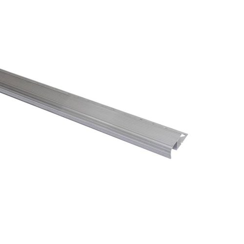 Alumínium profil lépcsőzetes, félkör alakú, ezüst 2,5 m