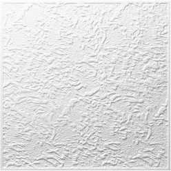   Álmennyezeti lap, F Constanta, klasszikus, fehér, 50 x 50 cm