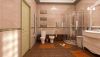 Fürdőszoba/konyha csempe Odessa Monet Dió fényes 25 x 50 cm