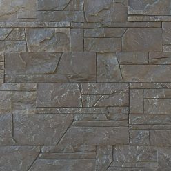   Dekostein, Indoor/Outdoor, Dacia 07, dunkelgrau und schwarz (Karton = 0,8 qm)